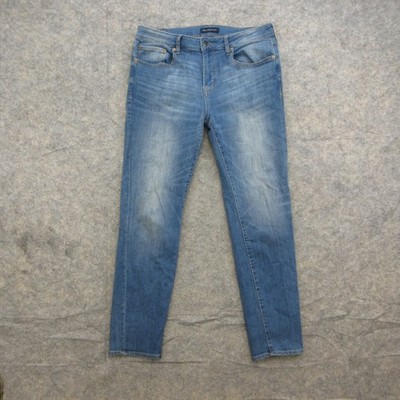 Aeropostale Jeans Women s 36/32 Medium Wash Blue Super Skinny Stretch