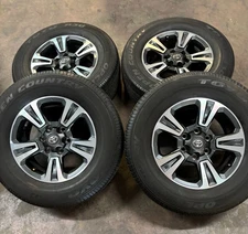 Set of 4 Used OEM '05-'23 Toyota Tacoma 17" Wheels 265/70R17 Toyo A30 Tires LT