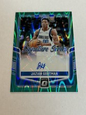 2024-25 DONRUSS OPTIC JAZIAN GORTMAN 5/35 GREEN TECTONIC ROOKIE AUTO SSP TN2