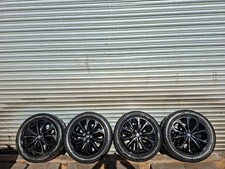 NISSAN QASHQAI J10 2012 FL  ALLOY WHEELS SET OF 4 SIZE 215/55/18 18x6 1/2j BLACK