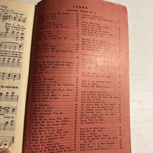 Rare Blackwood Brothers Radio Favorites No 3 Songbook Blackwood Brothers Quartet - Picture 11 of 12