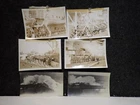 6 VINTAGE  WW2  AMERICAN MILITARY BATTLESHIP & Transport Ship PHOTOS