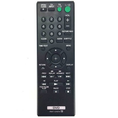 NEU RMT-D197A Neue Ersatz Ferndienung Passend für Sony CD DVD Player DVP-SR760H