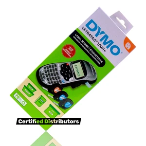 Dymo Handheld Label Maker (LetraTag 100H+ Plus) Value Pack with 3 Labeling Tapes