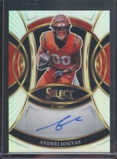 2025 Panini Select ANDREI IOSIVAS #SP-AIS Silver Holo Signatures Auto Bengals