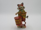 RARE Vintage - FUNNY TIGER Drum Louis MARX Tin Wind Up Toy Japanese — photo 1