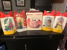 Toniebox 2 Audio Player Disney Princess Bundle for Kids 3 with Ariel, Moana, Me