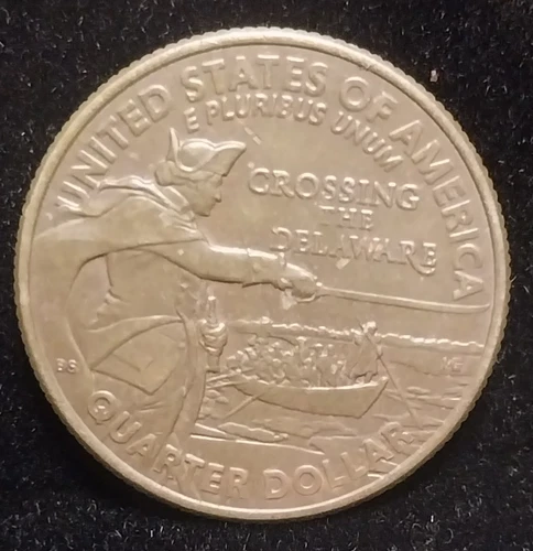 2021-D Washington Crossing the Delaware Quarter — photo from another recent sale