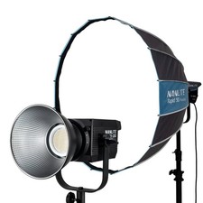 Nanlite FS-200 Daylight LED Monolight with Rapid 90 Parabolic Softbox Bundle