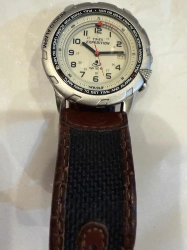VTG Timex Shenmue Expedition Ryo Watch . White Variant