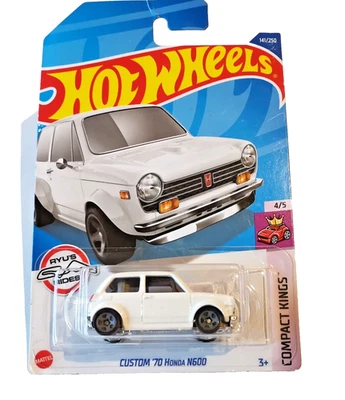 ✅  Hot Wheels CUSTOM '70 HONDA N600 von 2022 in OVP * Compact Kings * MOC - Bild 1 von 4