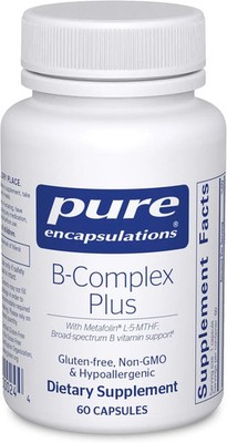 Pure Encapsulations B-Complex plus 60 capsules EXP 08/2028