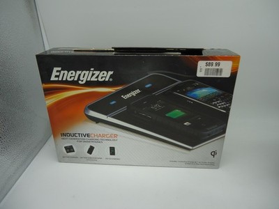 Energizer Phone Inductive Charger Dual Charger +2 iPhone Inductive Sleeves (OFC)