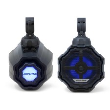 Alpine SPV-65RGB-CAN 6.5  Cage-Mount Weather-Resistant Coaxial LED Speaker Pods