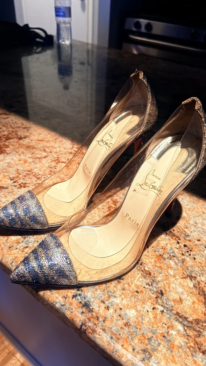 Christian Louboutin クリア パンプス スタッズ 38.5 Christian Louboutin Women's Clear for sale | eBay