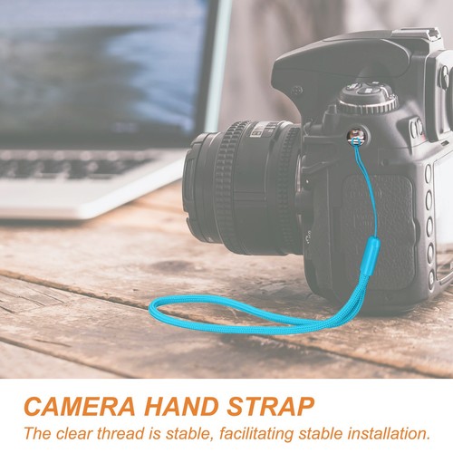 2 Pcs Camera Wrist Strap Lanyard Camera Hand Straps with 1/4" Screw Blue - Zdjęcie 4 z 7