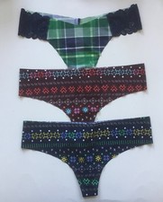 Aerie Women Panty Underwear Thong Size M Set of 3