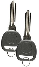 Replacement Ignition Transponder Uncut Key Compatible with ID 46 Set of 2