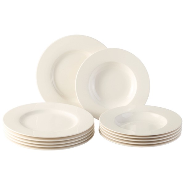 Villeroy & Boch Basic White Tafelservice 12-Teilig FüR 6 Personen-image