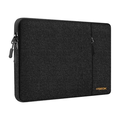 Black Slim Laptop Case, 13.3-14-in Sleeve, Rainproof, Shockproof, MacBook Pro