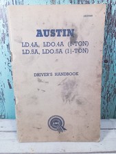 Austin Driver's Owners Handbook LD.4A, LDO.4A,(1 Ton) LD.5A, LDO.5A (1.5 Ton).