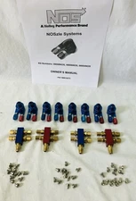 NOS NOSzle EFI Under Injectors Nitrous System 100-300HP V8 Chevy Ford Dodge