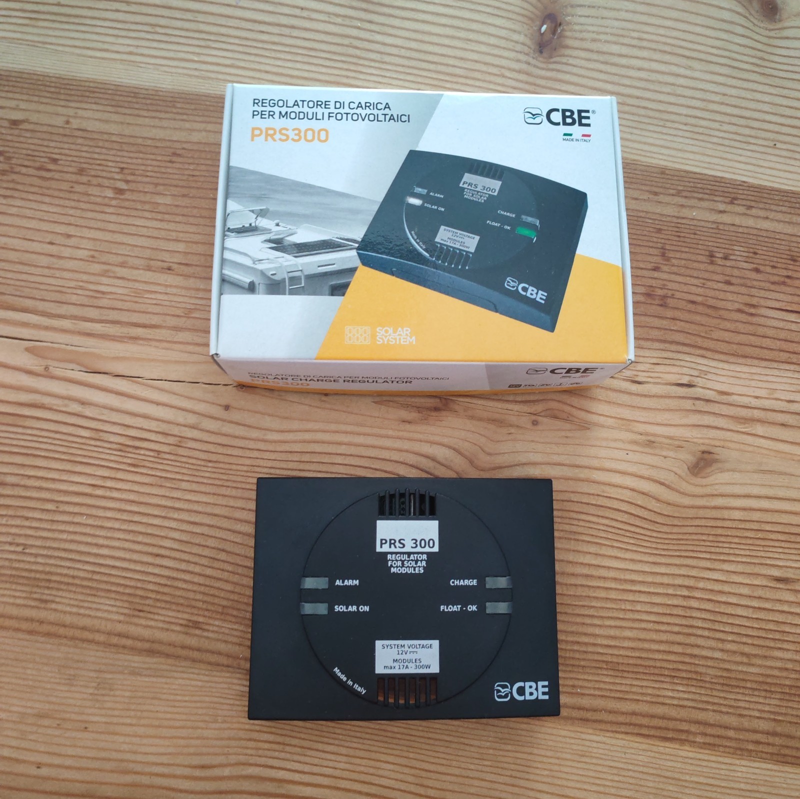 CBE PRS300 Regolatore di Carica Solare 12V 300W Camper Roulotte Fotovoltaico