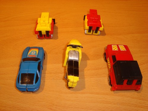 Lot of 5 REMCO ZYBOTS CHANGEABLE ROBOTS Figures VINTAGE Transformers G1 Toys - Picture 4 of 9