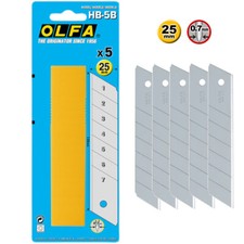 2 Pack OLFA HB-5B Blades 25mm Larger Thicker Extra Heavy-Duty Knives Replacement