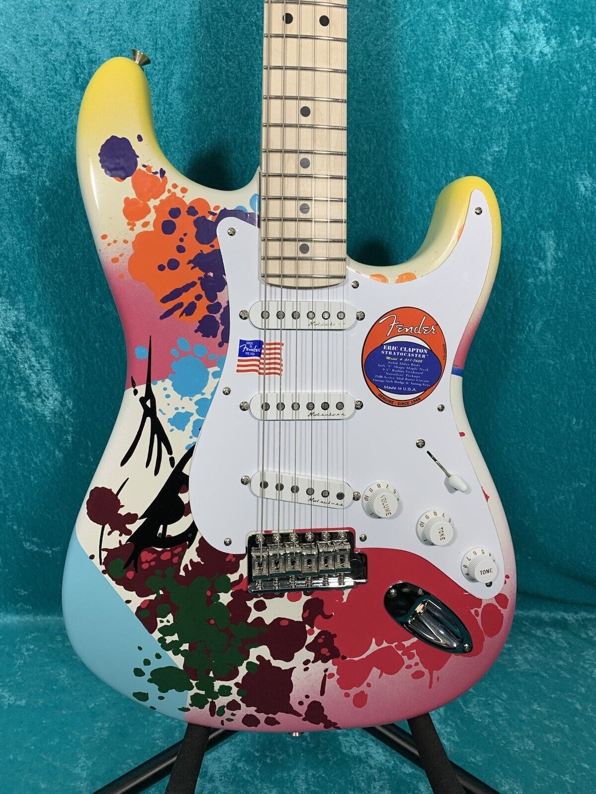 Crash 4 Eric Clapton Fender Stratocaster Guitar Strat USA American vintage