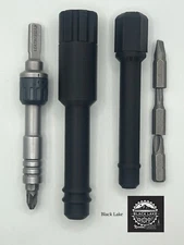 For Leatherman Ratcheting Bit Driver. Case For Driver & Bit/Flat Bit Tube COMBO