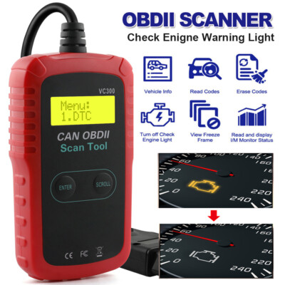 VC300 Automotive OBD2 Scanner Engine Fault Check Code Reader Diagnostic Tool