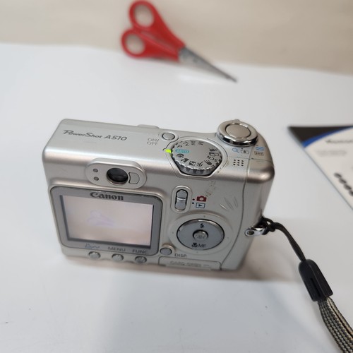 Canon PowerShot A510 3.2MP Digital Camera + New Accessories Bundle TESTED Great - Picture 8 of 11