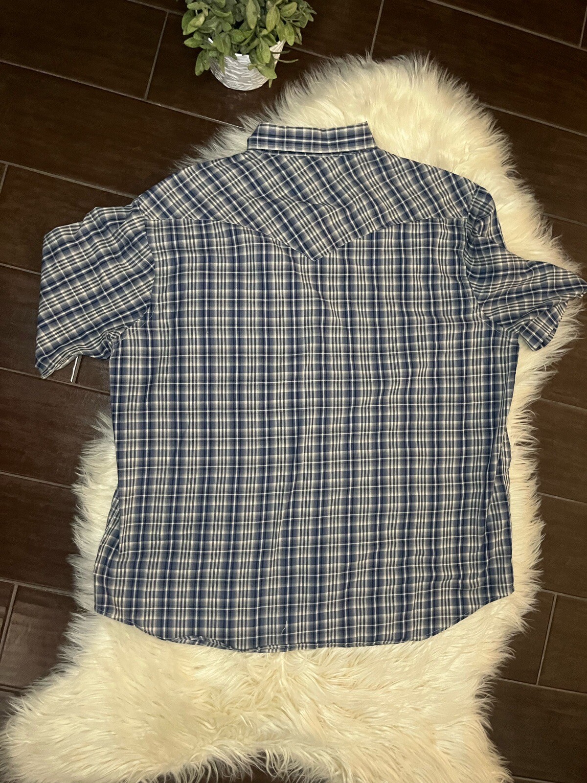 Pendleton Frontier plaid pearl snap button down s… - image 3