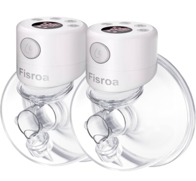 Fisroa Hands Free Breast Pump, Double Wearable Breast Pumps