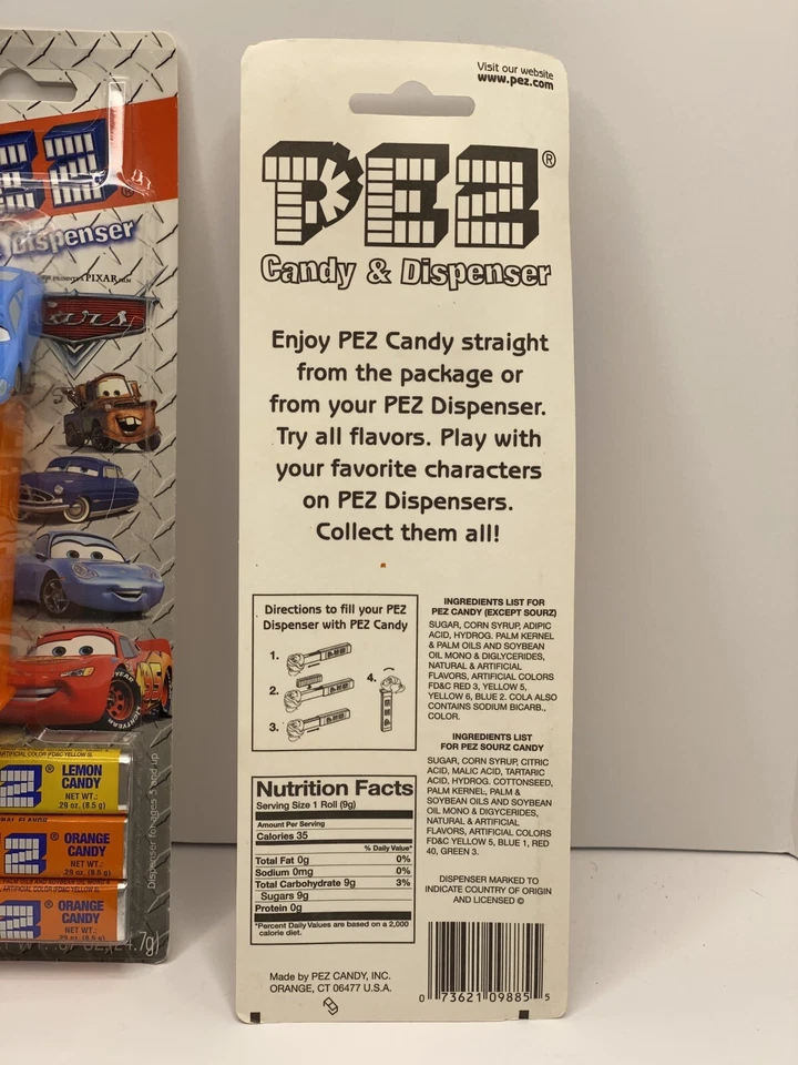 NEW RARE Disney Pixar Cars Movie PEZ Candy Dispenser - Image 2 of 2