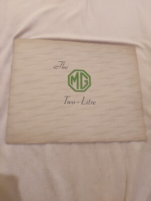 MG TWO - LITER SALES BROUCHURE THE MG CAR COMPANY ABINGDON ON THAMES