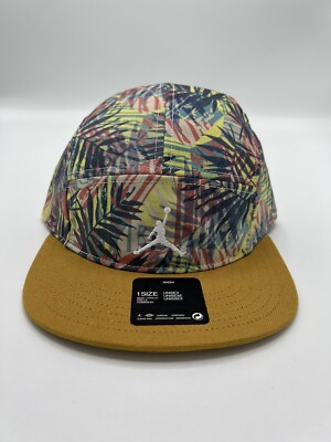 Jordan AW84 'Floral' Printed 5-Panel Strap-back Hat DA5205-348 | eBay