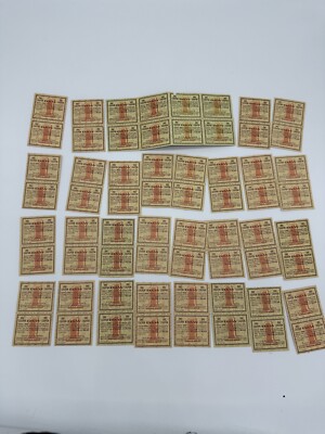 Vintage Lot of 32 B&W (Brown & Williamson) Coupons Raleigh-Belair Cigarettes