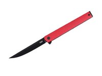 Crkt Ceo Flipper Red Black Blade Gentleman Taschenmesser AUS-8 Grn Rot 7097RK