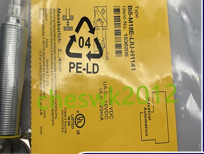1 PCS NEW IN BOX TURCK BI5-M18E-LIU-H1141 1536205 Inductive sensor