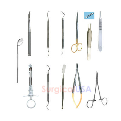 Crown Instruments Set of 124pcs Dental Orthodontic Instruments Supplies ...