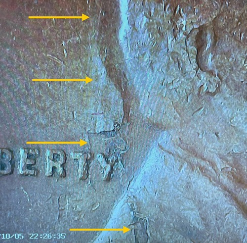 1950-P Lincoln Wheat Cent Lamination Error. Defective Planchet Obverse. WCE-003 - Picture 7 of 7