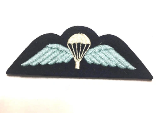 Military Patch, Vintage WW2 British Royal Air Force Cloth Parachute Wings