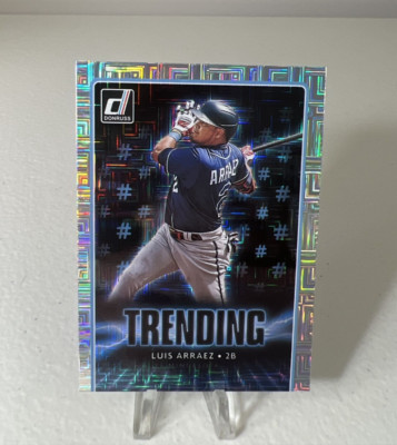 Luis Arraez 2021 Donruss Trending Insert #TR6 Vector Parallel Minnesota Twins