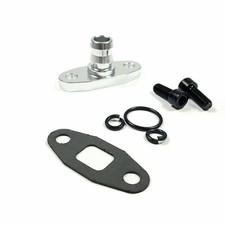 Barb 58 Turbo Oil Drain Return Line Flange Adapter T3 T3t4 T35 T60 Gt37 Gt40