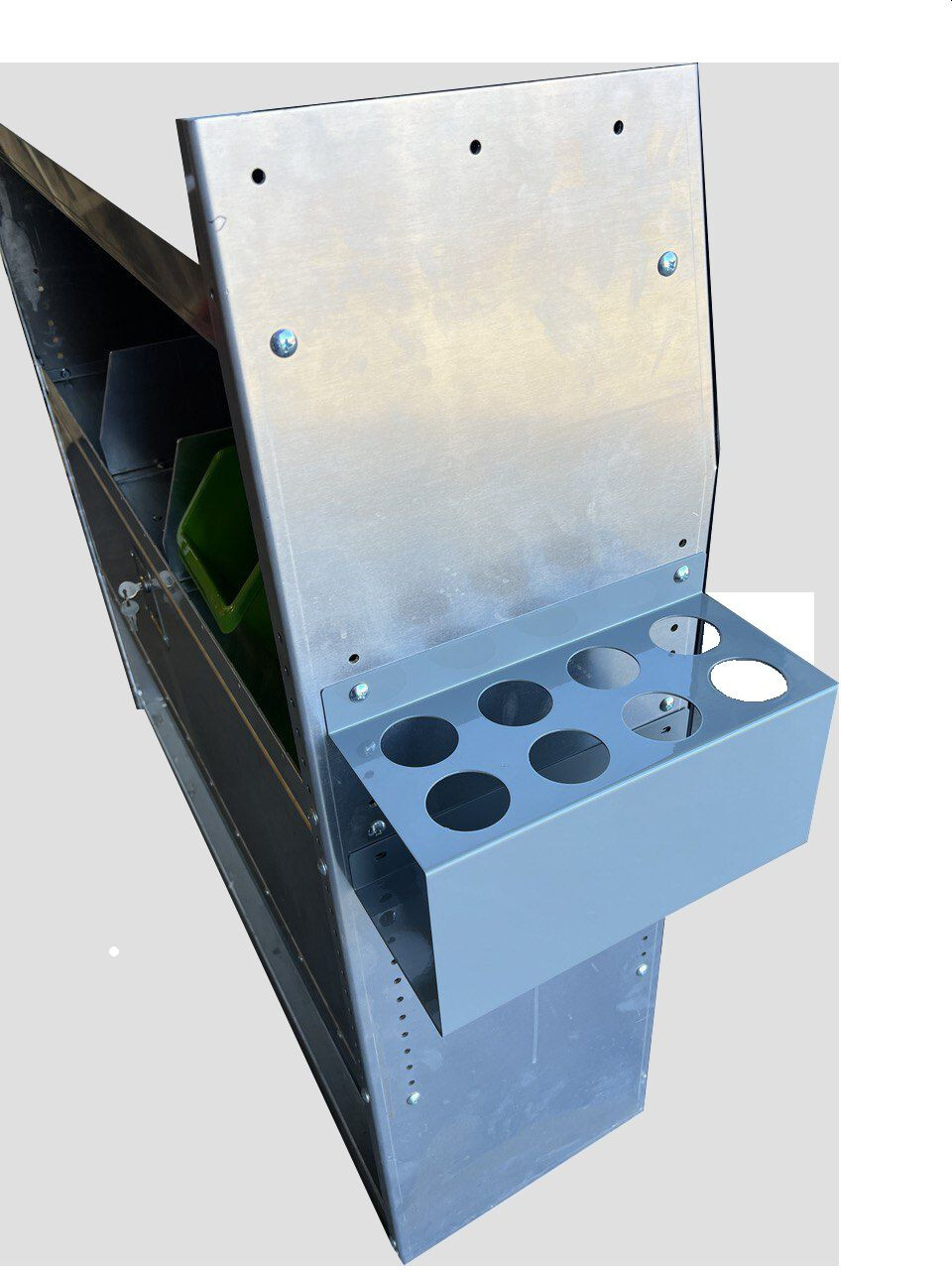 8 Caulk Tube / Silicone Tube Van Storage, 8 Silicone Tubes Van Garage Organizer