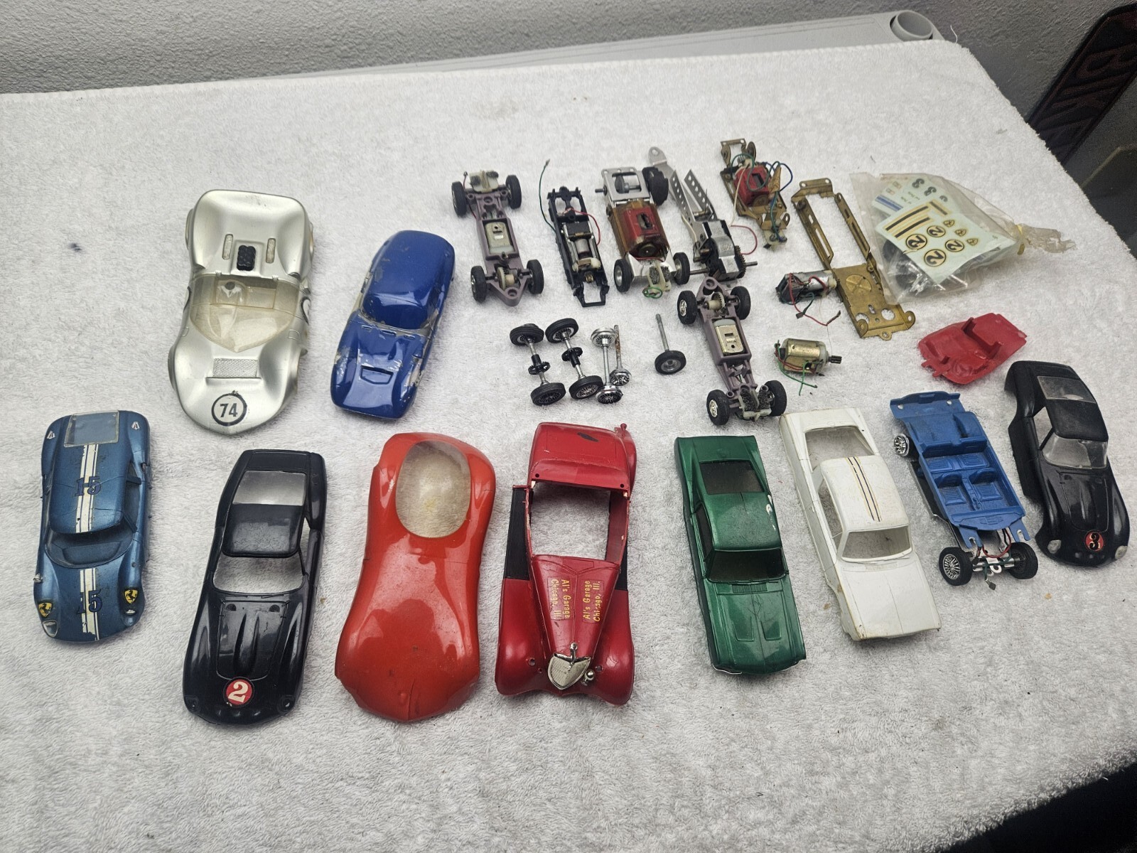 VINTAGE STROMBECKER, ELDON, MONOGRAM SLOT CARS LOT READ PARTS LOT eBay
