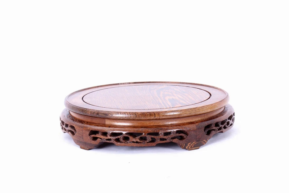 Big display stand circular pedestal Ji-chi wood china round base teapot statue10 - Изображение 3 из 4