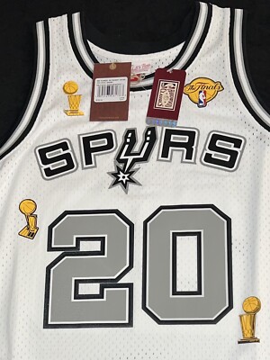 Manu Ginobili signed San Antonio Spurs NBA Finals Mitchell